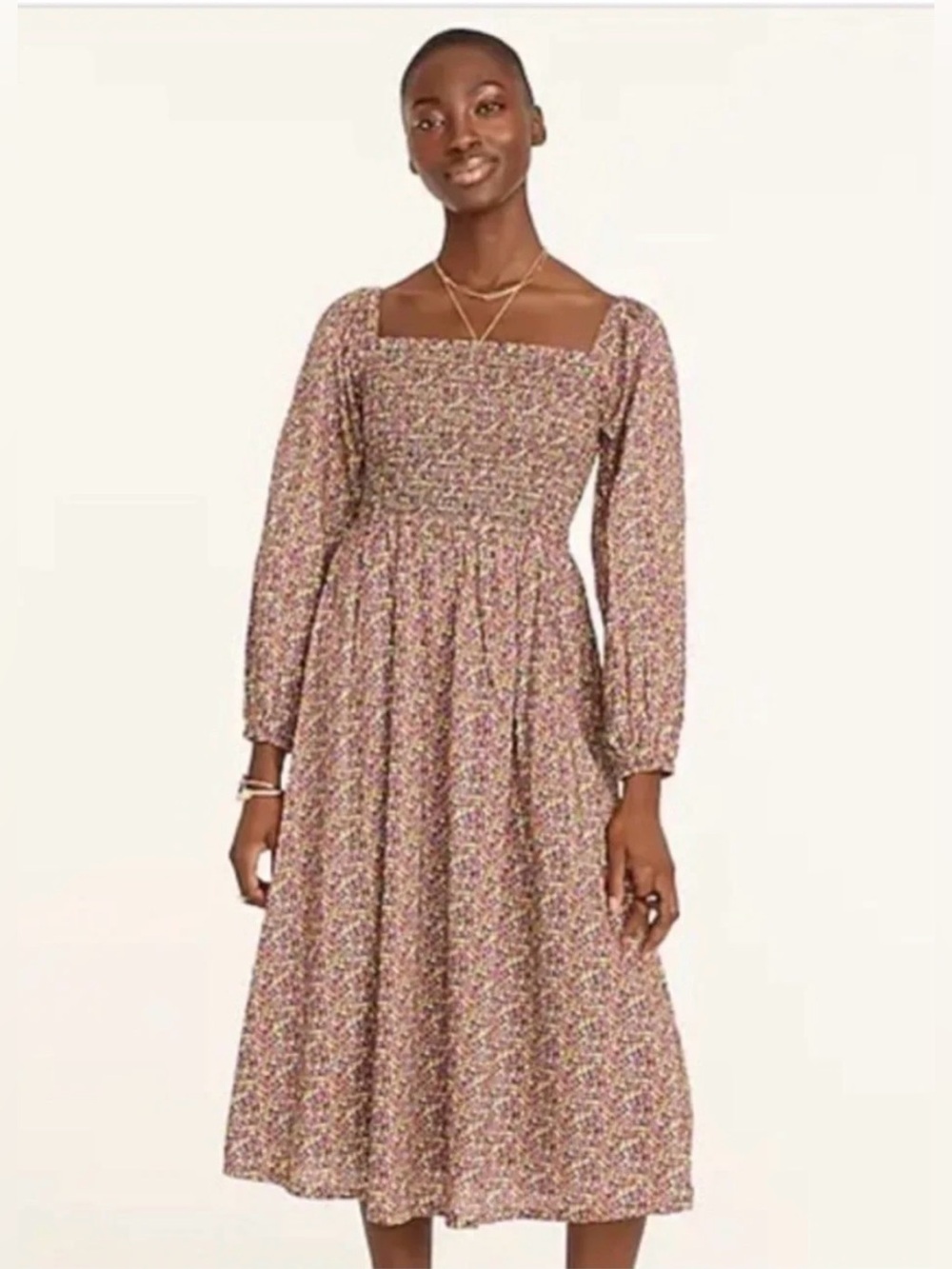 J. Crew Organic cotton daydream dress in Liberty Busy Izzy fabric - Small - NWT